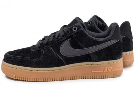 air force noir daim basse